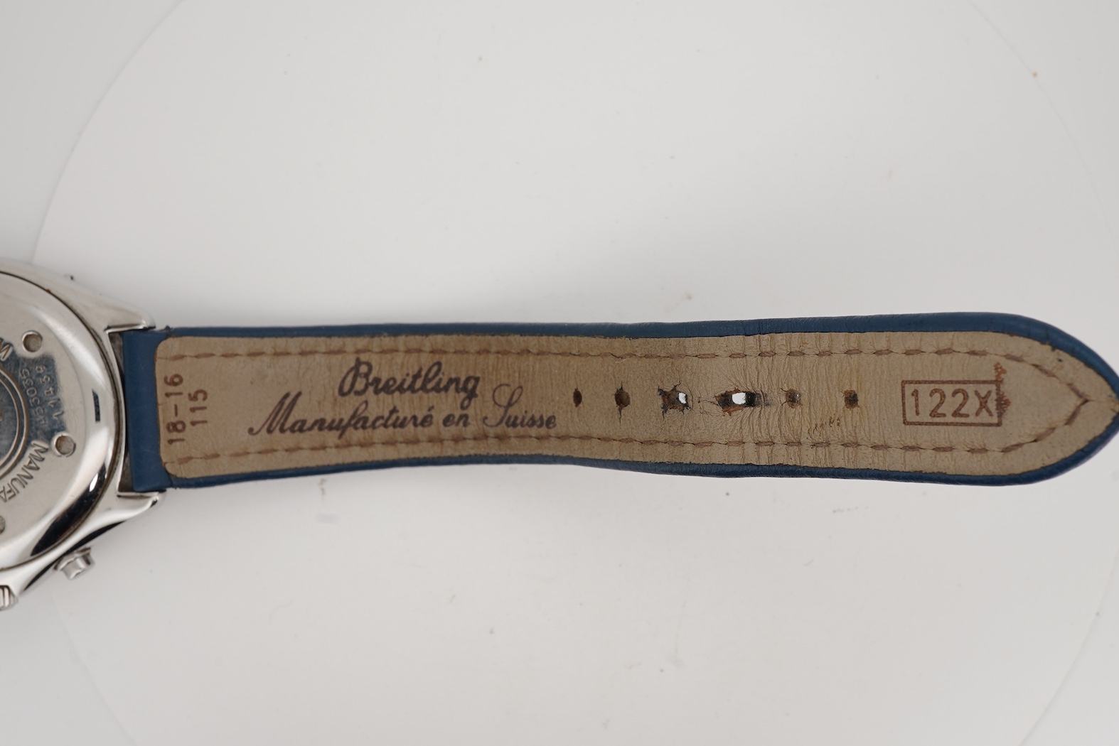 A gentleman's early 20th century stainless steel Breitling Colt Chronographe quartz wrist watch